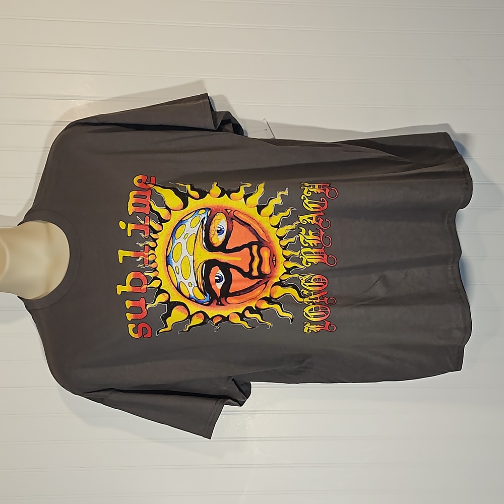 Unisex 3 XL Sublime long beach tee t shirt top band
